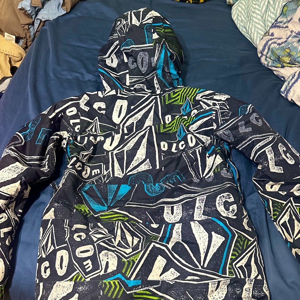 Youth Volcom hooded jacket Large